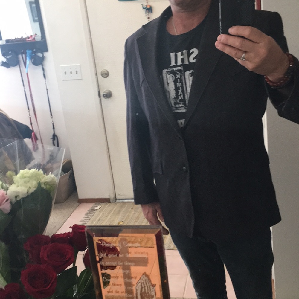 Men’s black western coat